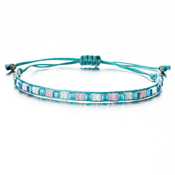 Bohemian Handmade Woven Beads Bracelet Fashion Crystal Bransoletki Damskie Bracelets For Women Charm Pulseras Mujer Jewelry Gift daiiibabyyy